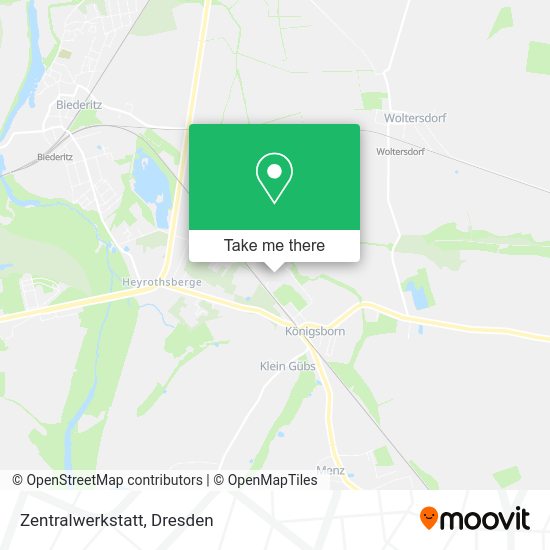 Карта Zentralwerkstatt