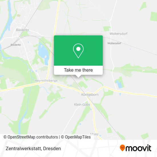 Карта Zentralwerkstatt