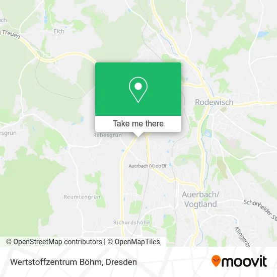 Карта Wertstoffzentrum Böhm