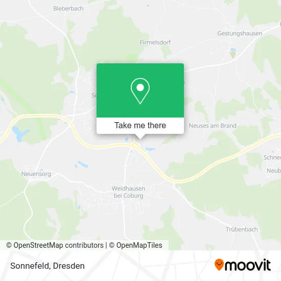Карта Sonnefeld