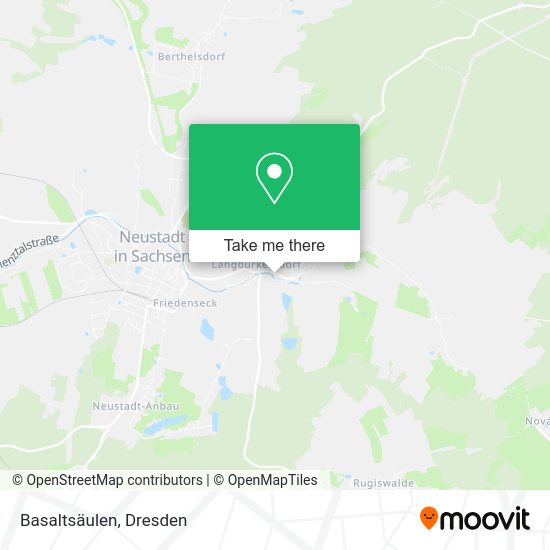 Карта Basaltsäulen