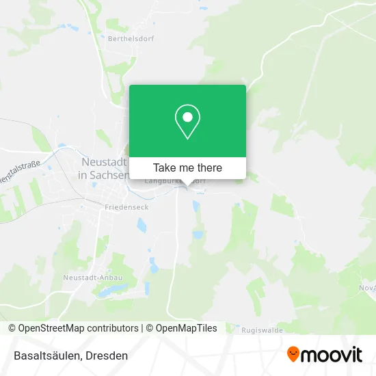 Карта Basaltsäulen