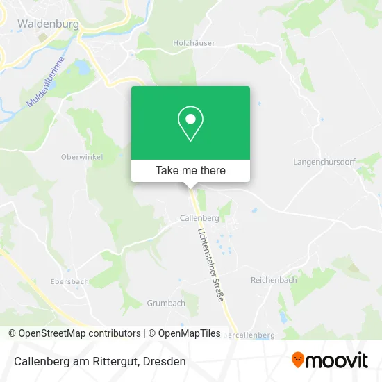 Карта Callenberg am Rittergut