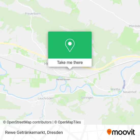 Карта Rewe Getränkemarkt