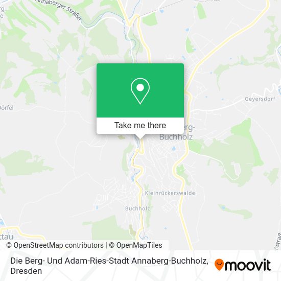 Карта Die Berg- Und Adam-Ries-Stadt Annaberg-Buchholz