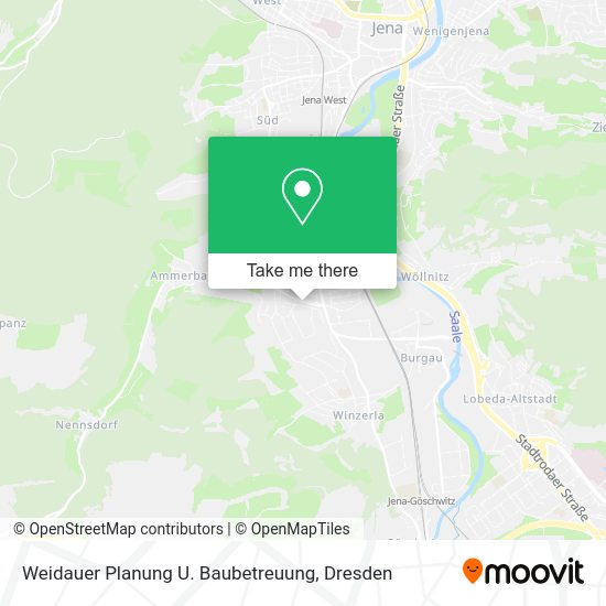 Карта Weidauer Planung U. Baubetreuung