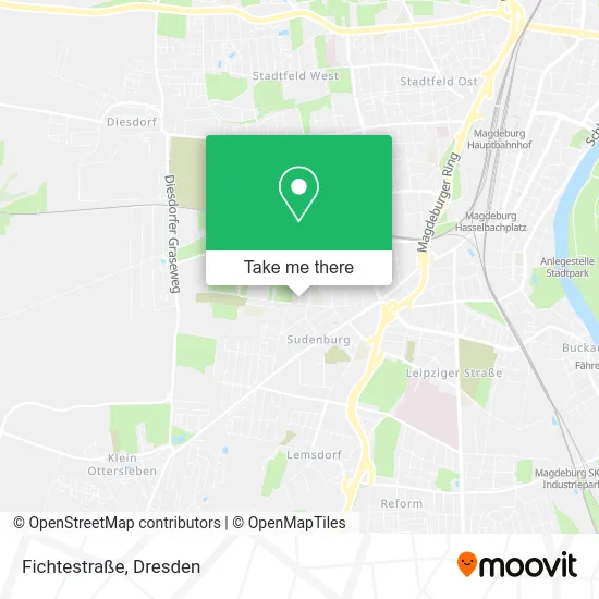 Карта Fichtestraße