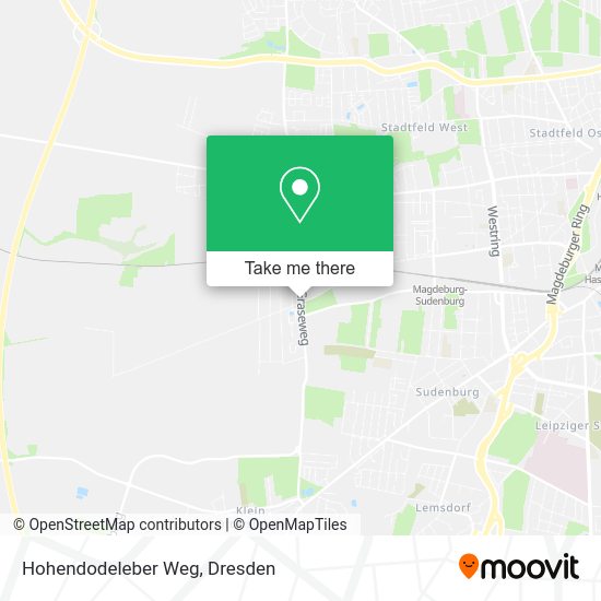 Карта Hohendodeleber Weg