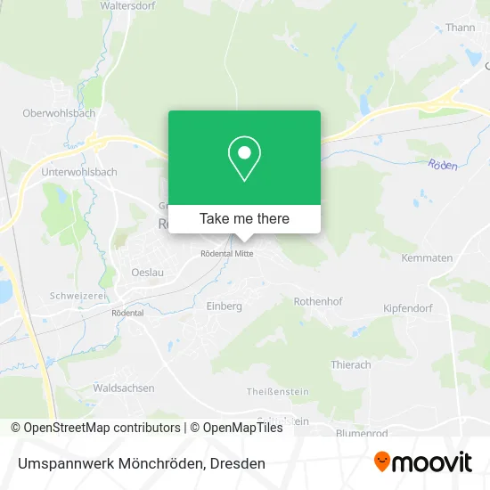 Карта Umspannwerk Mönchröden