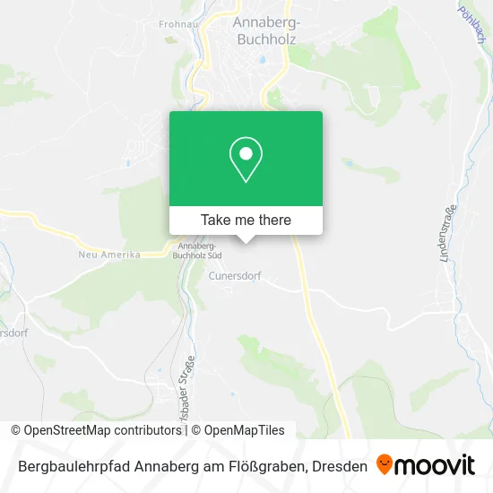 Карта Bergbaulehrpfad Annaberg am Flößgraben