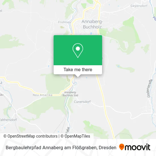 Карта Bergbaulehrpfad Annaberg am Flößgraben