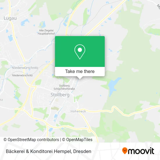 Карта Bäckerei & Konditorei Hempel