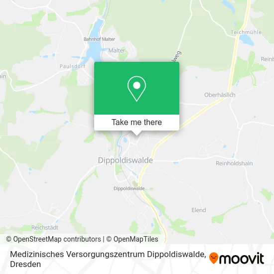 Карта Medizinisches Versorgungszentrum Dippoldiswalde