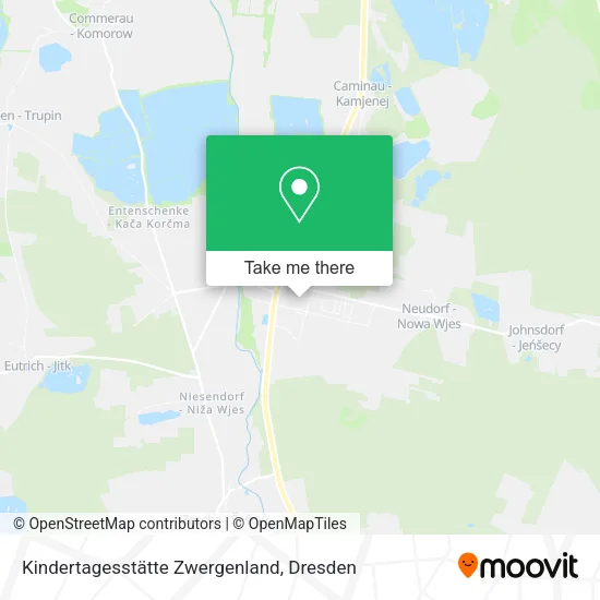 Карта Kindertagesstätte Zwergenland