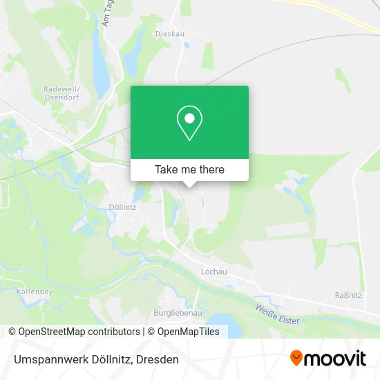 Карта Umspannwerk Döllnitz
