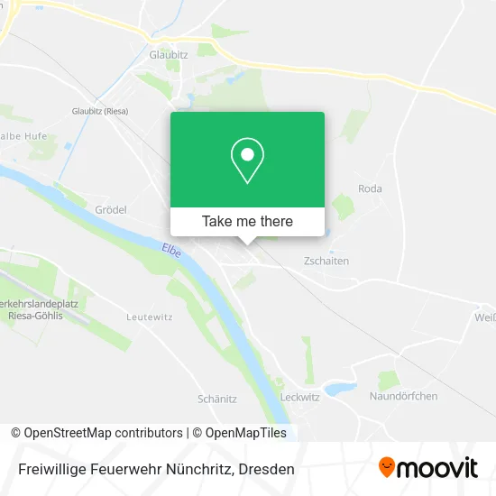 Карта Freiwillige Feuerwehr Nünchritz