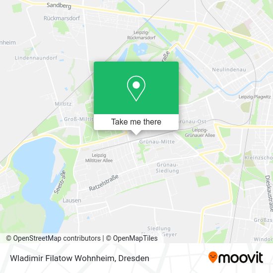 Карта Wladimir Filatow Wohnheim