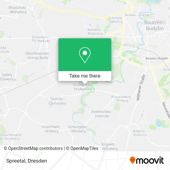 Карта Spreetal