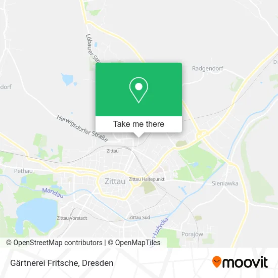 Карта Gärtnerei Fritsche