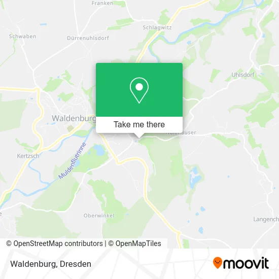 Карта Waldenburg