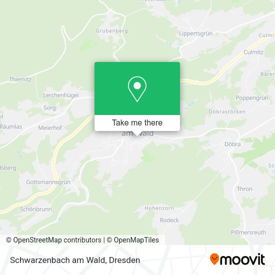 Карта Schwarzenbach am Wald