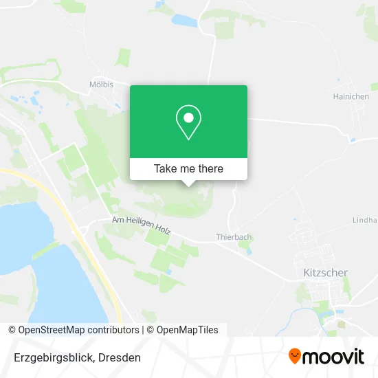 Карта Erzgebirgsblick