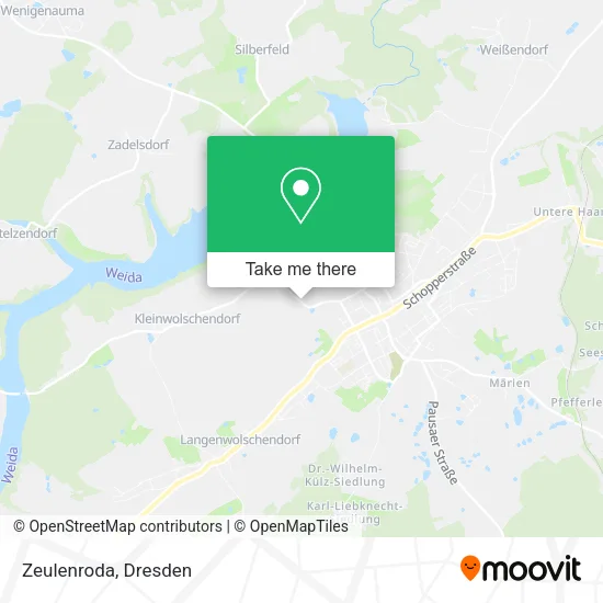 Карта Zeulenroda