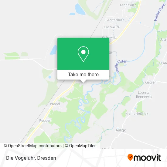 Карта Die Vogeluhr