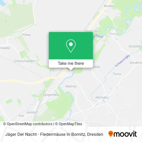 Карта Jäger Der Nacht - Fledermäuse In Bornitz