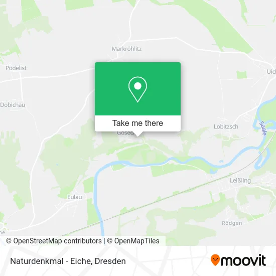 Карта Naturdenkmal - Eiche