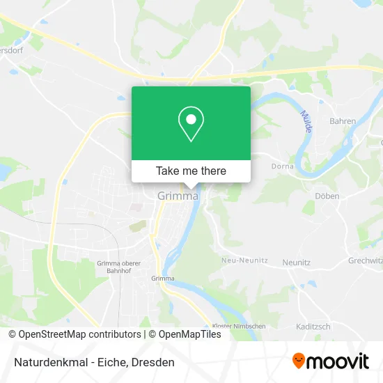 Naturdenkmal - Eiche map