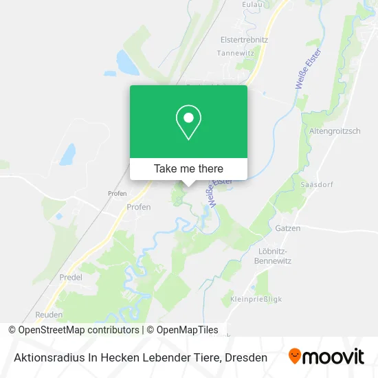 Aktionsradius In Hecken Lebender Tiere map