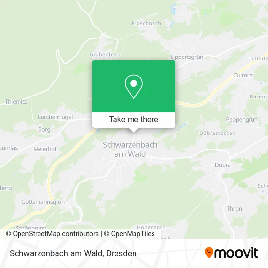 Карта Schwarzenbach am Wald