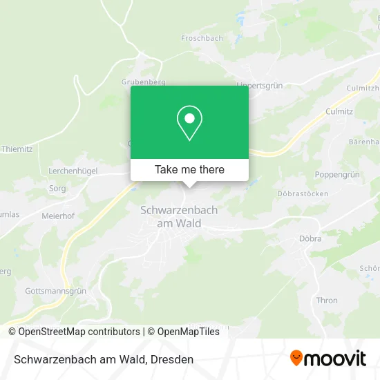 Карта Schwarzenbach am Wald