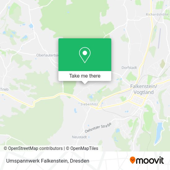 Карта Umspannwerk Falkenstein