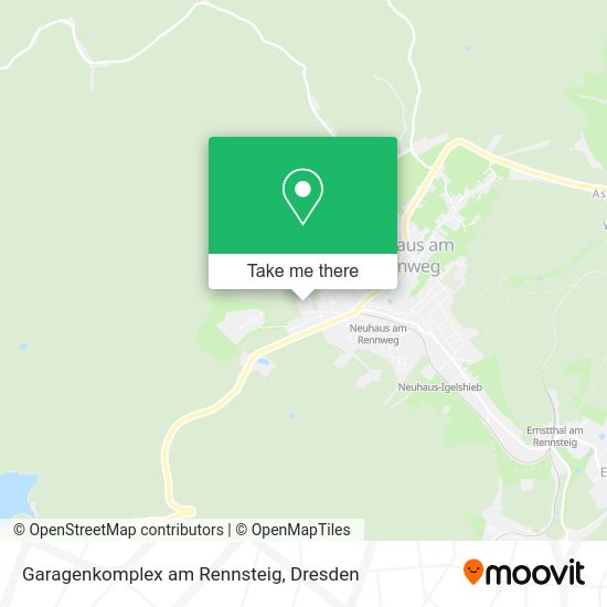 Карта Garagenkomplex am Rennsteig