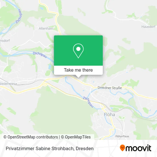 Карта Privatzimmer Sabine Strohbach