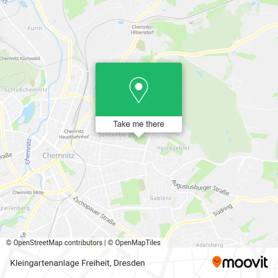 Карта Kleingartenanlage Freiheit