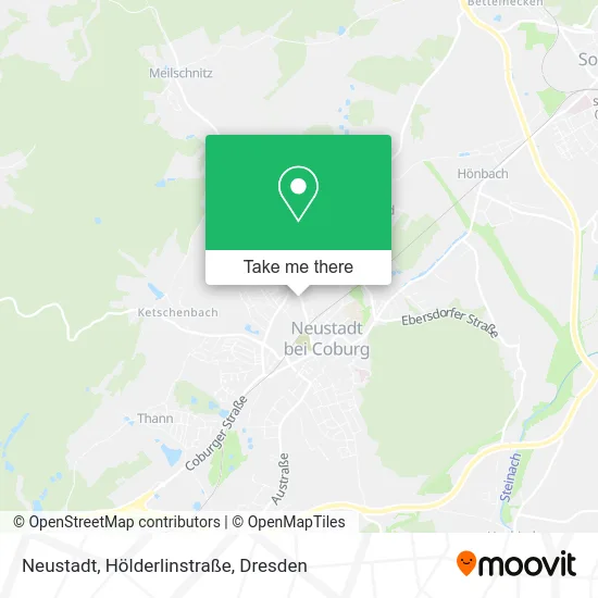 Карта Neustadt, Hölderlinstraße