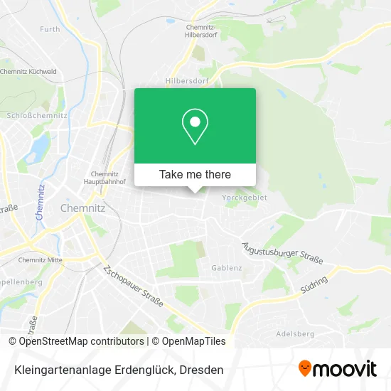 Карта Kleingartenanlage Erdenglück