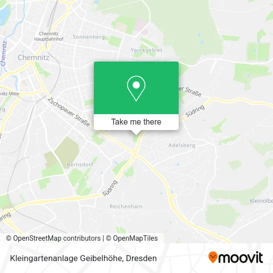 Карта Kleingartenanlage Geibelhöhe
