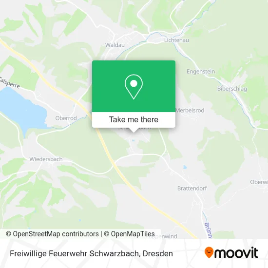 Карта Freiwillige Feuerwehr Schwarzbach