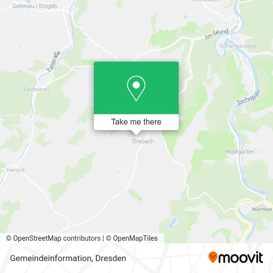 Карта Gemeindeinformation