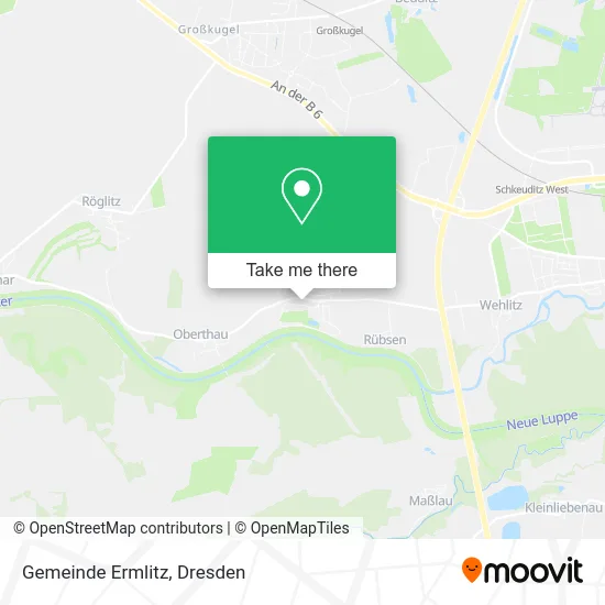 Карта Gemeinde Ermlitz