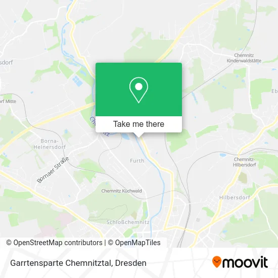 Карта Garrtensparte Chemnitztal