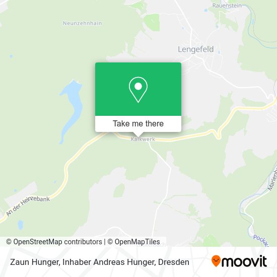 Карта Zaun Hunger, Inhaber Andreas Hunger
