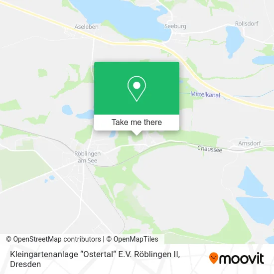 Карта Kleingartenanlage “Ostertal“ E.V. Röblingen II