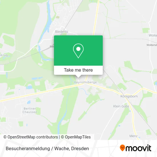 Карта Besucheranmeldung / Wache