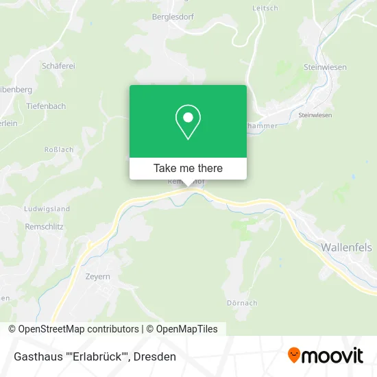 Карта Gasthaus ""Erlabrück""