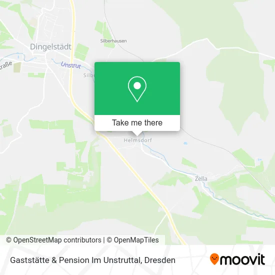 Карта Gaststätte & Pension Im Unstruttal